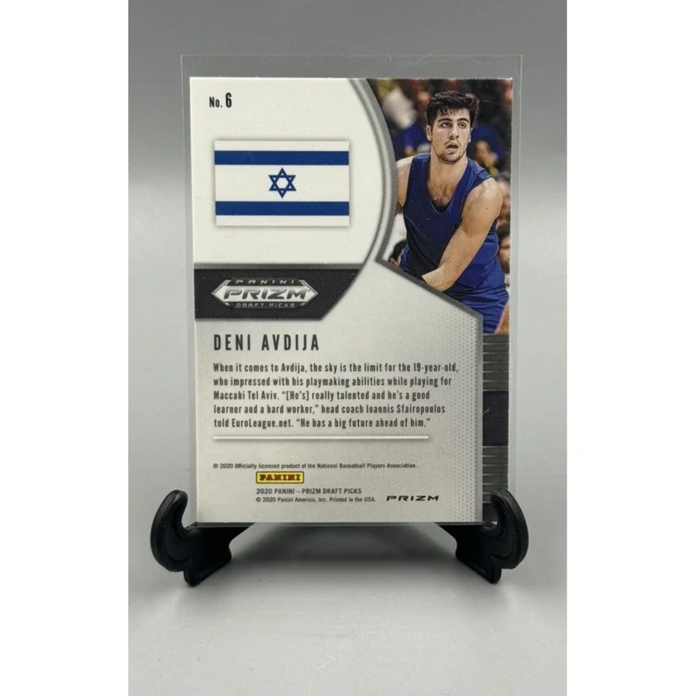 2020-21 PANINI PRIZM DRAFT‎ DENI AVDIJA #46 ROOKIE RC RED WHITE BLUE WIZARDS